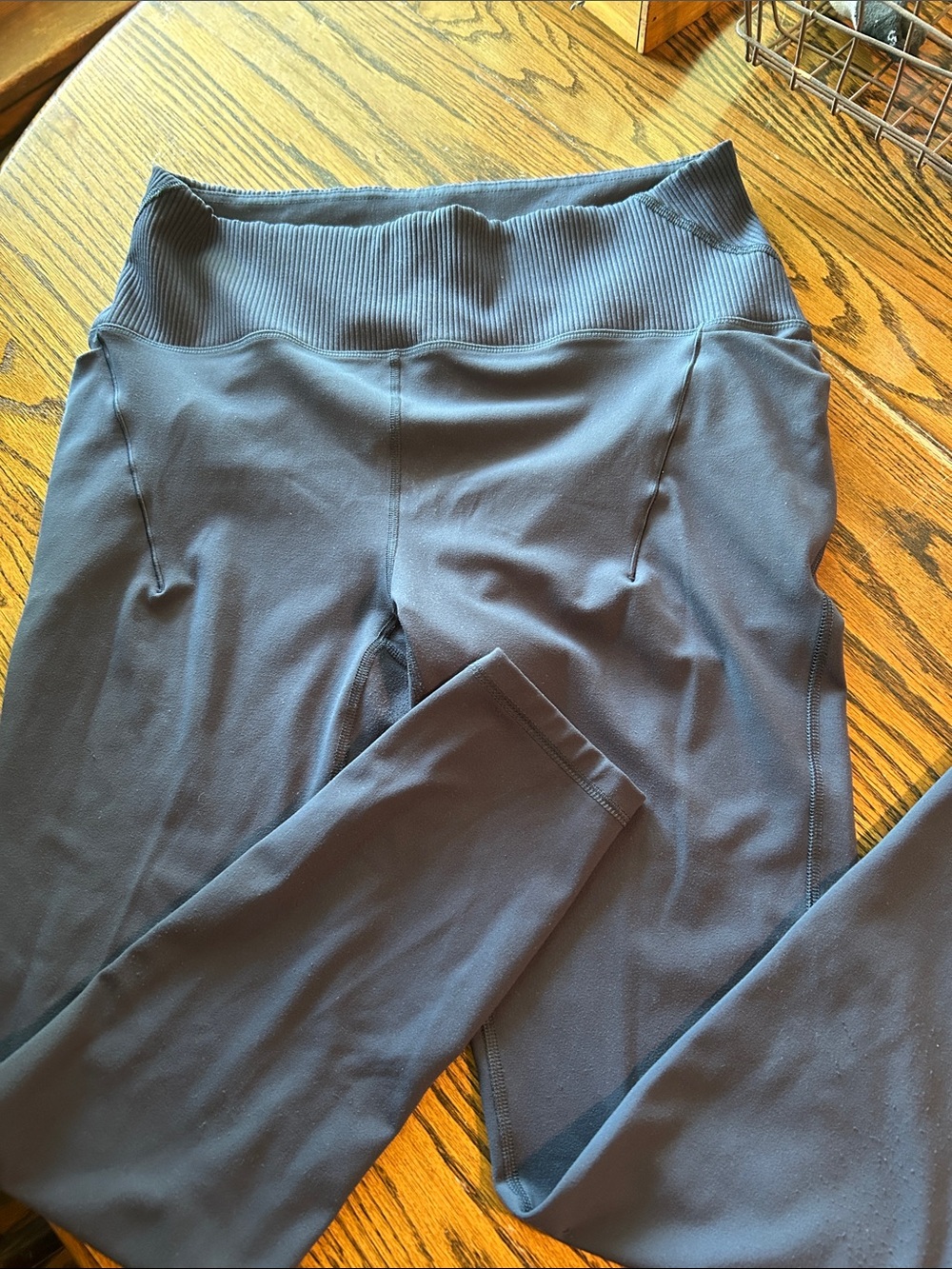 High-Waist Navy Women's work out Leggings